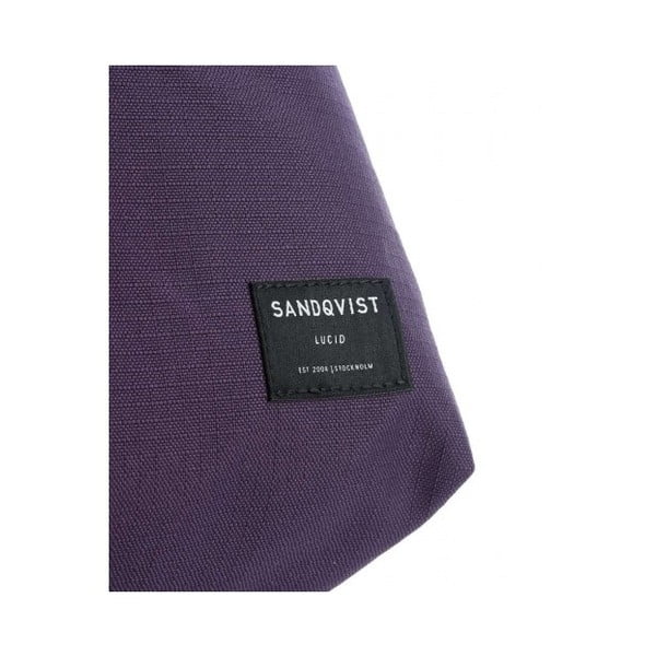 Tamnoljubičasti ruksak od ripstopa Sandqvist Oliver-image-4