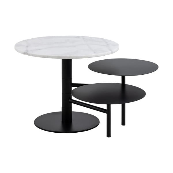 Bijeli okrugli stolić za kavu ø 60 cm Lahti – Actona