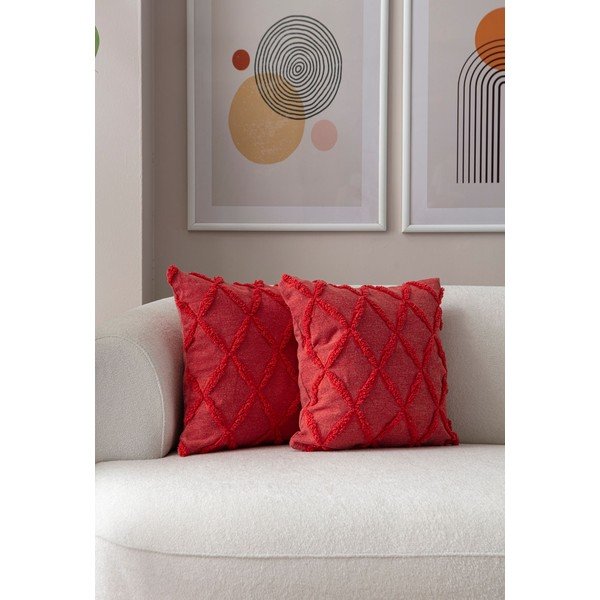 Ukrasne jastučnice u setu 2 kom 43x43 cm Tuffet – Mioli Decor-image-3