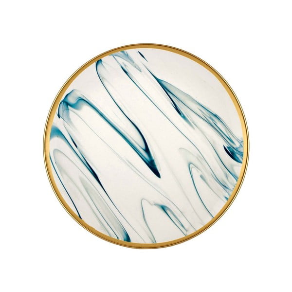 Set od 6 plavo-bijelih porculanskih desertnih tanjura Mia Lucid, ⌀ 19 cm