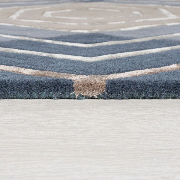 Plavi vuneni tepih Flair Rugs Harlow, 160 x 230 cm-image-3