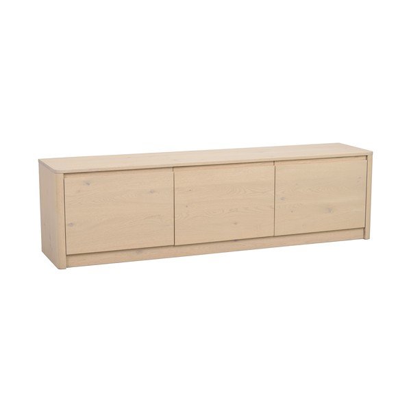 Komoda u dekoru hrasta u svijetloj prirodnoj boji 180x50x40 cm Melstone – Rowico