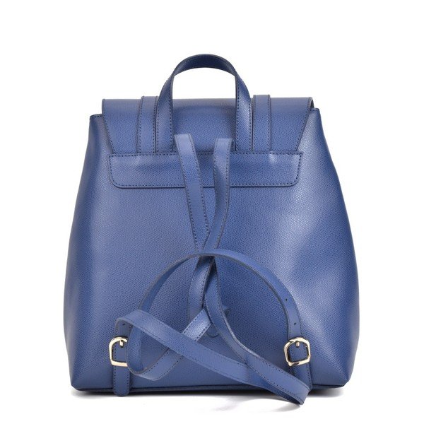 Plavi kožni ruksak Sofia Cardoni Angelica-image-1