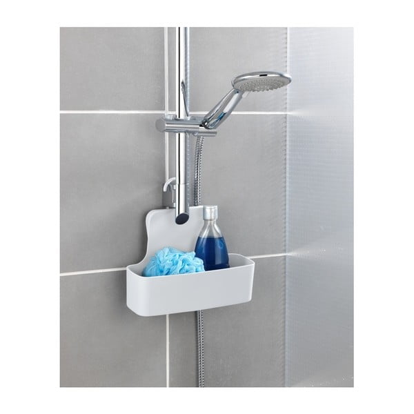 Bijela viseća polica za tuš Wenko Barcelona-image-1