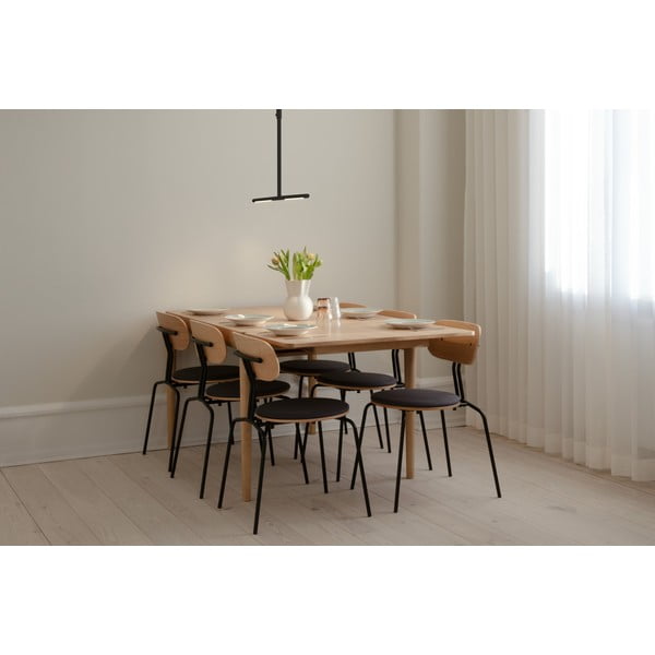 Crna metalna LED viseća svjetiljka s metalnim sjenilom Omni Ceiling – UMAGE-image-4