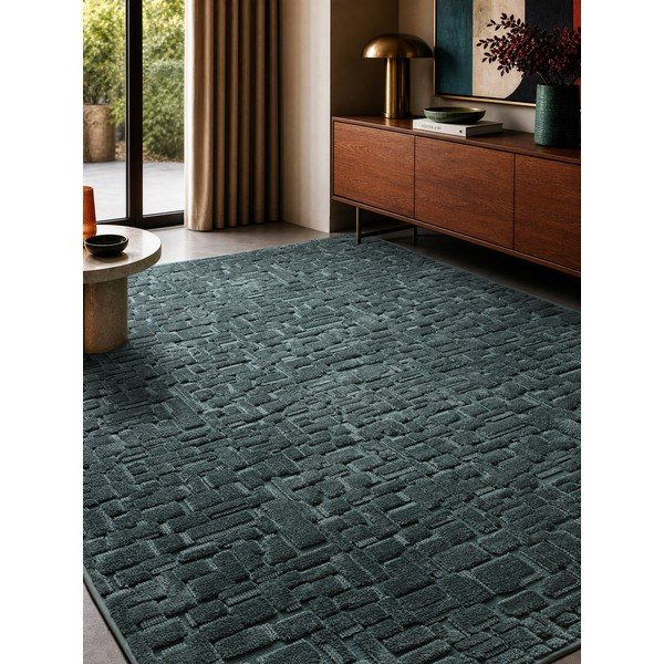 Plavozeleni tepih 200x290 cm – Asiatic Carpets-image-1