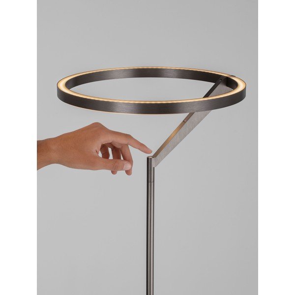 LED stojeća svjetiljka aluminijska s mogućnosti zatamnjivanja u srebrnoj boji (visina 168 cm) Tilia – Nova Luce-image-2