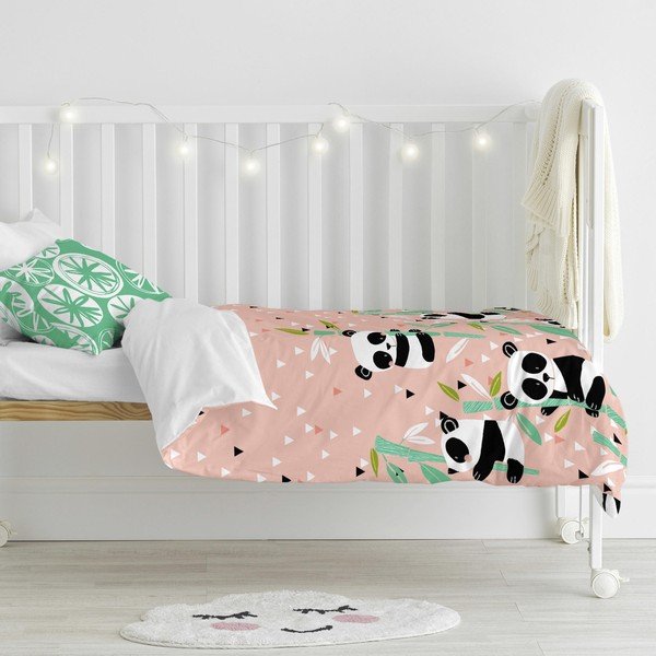 Dječja pamučna posteljina Moshi Moshi Panda Garden, 115 x 145 cm-image-1