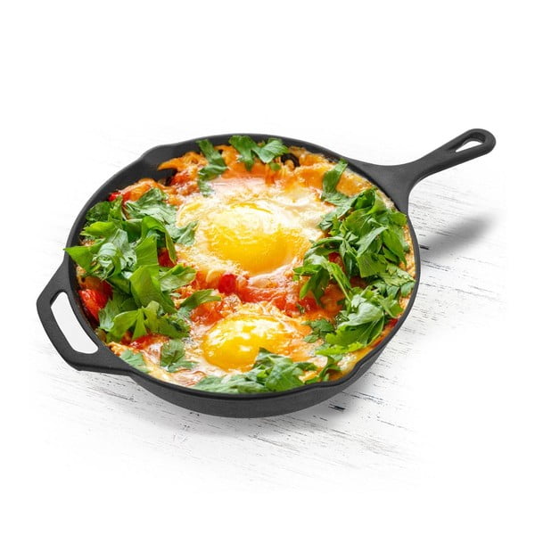 Tava od lijevanog željeza ø 30 cm Litina – Orion-image-1