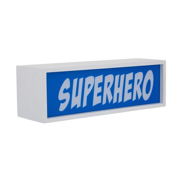Plavi svjetlosni ukras na baterije Superhero – Premier Housewares-image-3