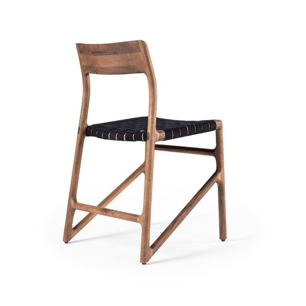 Crna/smeđa blagovaonska stolica Fawn – Gazzda-image-4