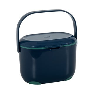 Plavo-zelena kanta za kompostabilni otpad Addis Caddy, 2,5 l