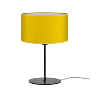 Žuta stolna lampa Bulb Attack Doce S, ⌀ 25 cm