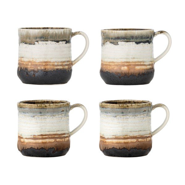 Šalice u setu 4 kom od kamenine 380 ml Deana – Bloomingville