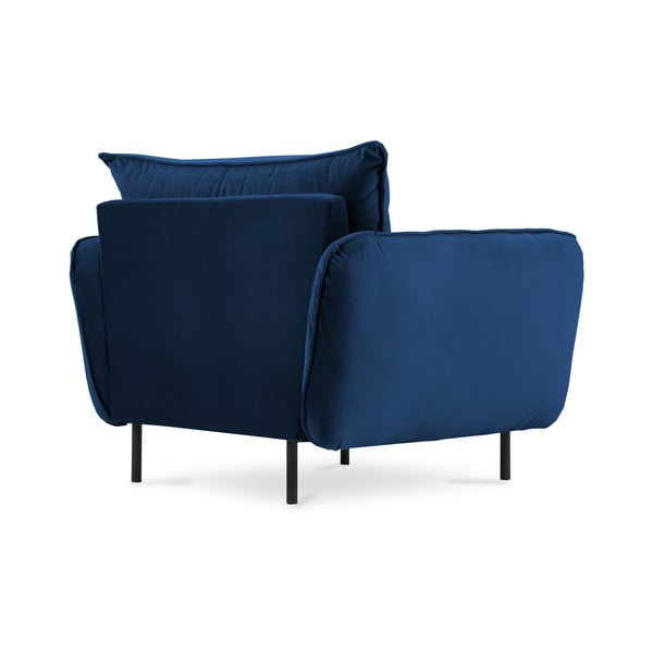 Plava baršunasta fotelja Vienna - Cosmopolitan Design-image-3