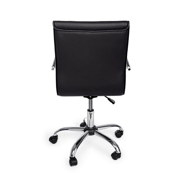 Crna uredska stolica od umjetne kože Perth – Yes Everyday-image-4