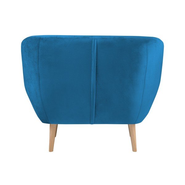 Plava fotelja Mazzini Sofas Benito-image-3