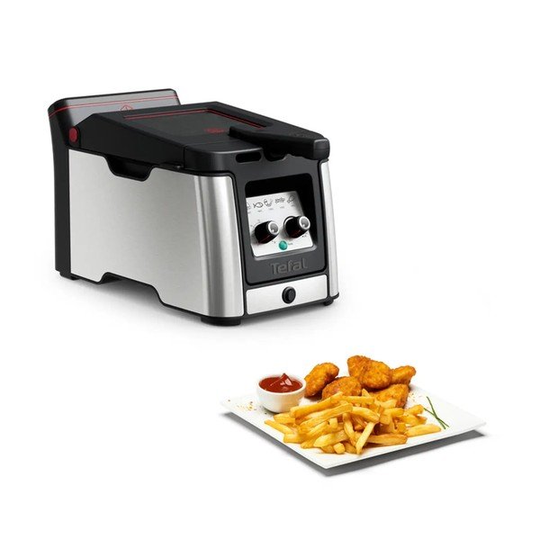 Crna-u mat srebrnoj boji friteza Clear Duo FR600D10 – Tefal-image-2