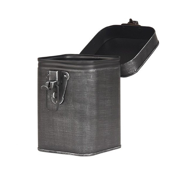 Crna metalna kutija za pohranu LABEL51, visina 17 cm-image-4