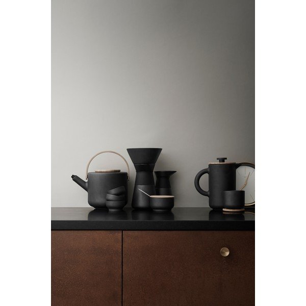 Crni moka lonac za pripremu kave od kamenine 600 ml Theo – Stelton-image-2