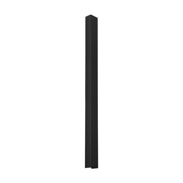Crna metalna zidna lampa FREYA – Thoro