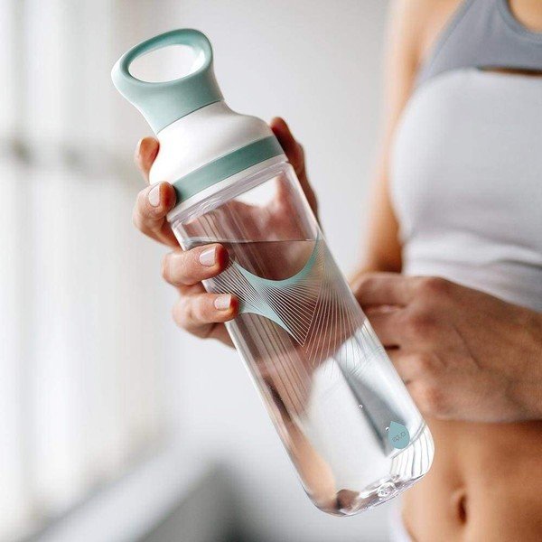 Plavo-bijela boca za vodu Equa Flow Wave, 800 ml-image-1