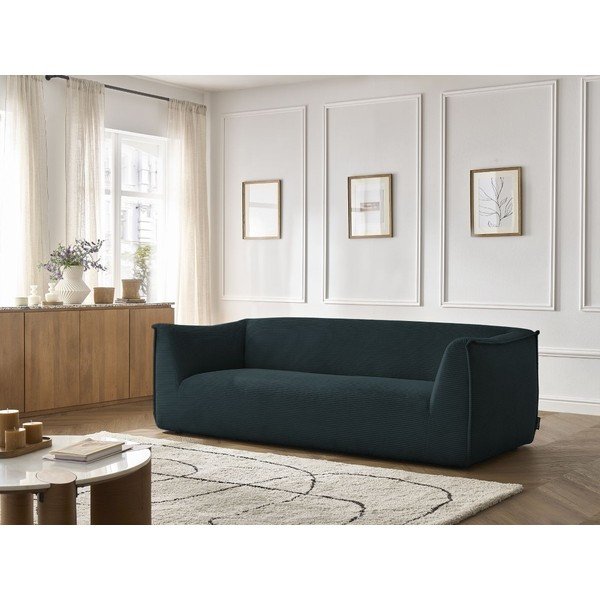 Tamno plava sofa od samta 242 cm Giorgia – Bobochic Paris-image-1