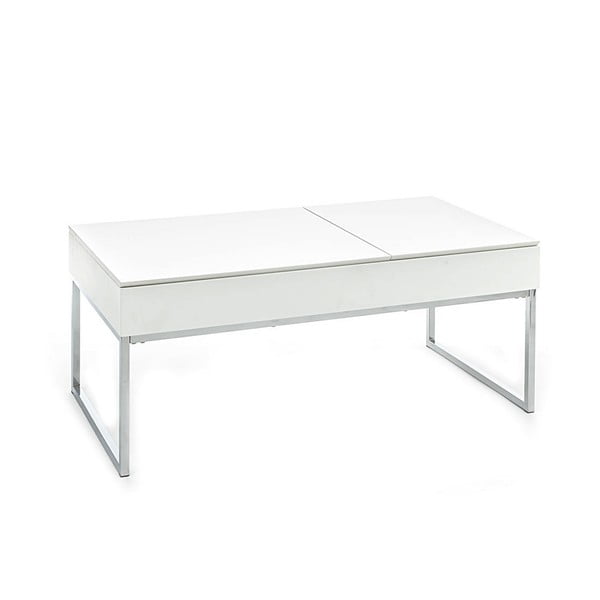 Bijeli stolić za kavu s bijelom pločom stola 60x110 cm Celinda – Tomasucci