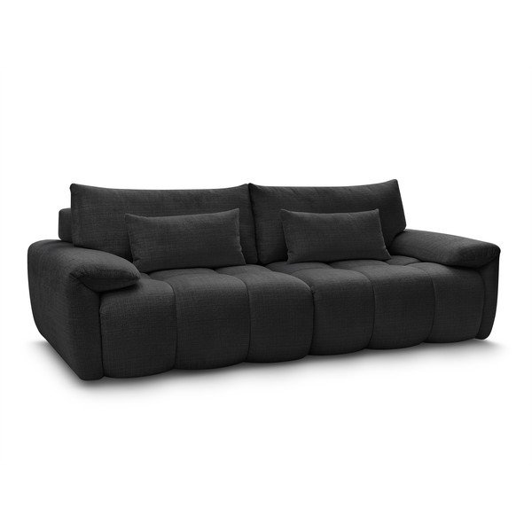 Crna sofa od šenila 264 cm Ivane – Bobochic Paris-image-4