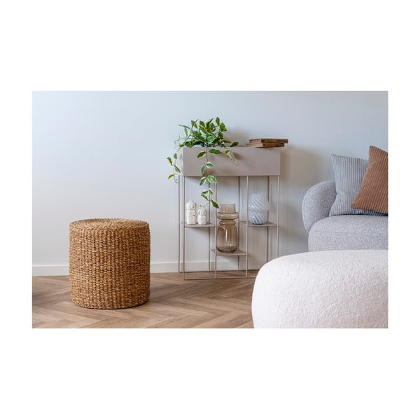 Bijela LED stolna lampa sa staklenim sjenilom (visina 19,5 cm) Alton – House Nordic-image-1