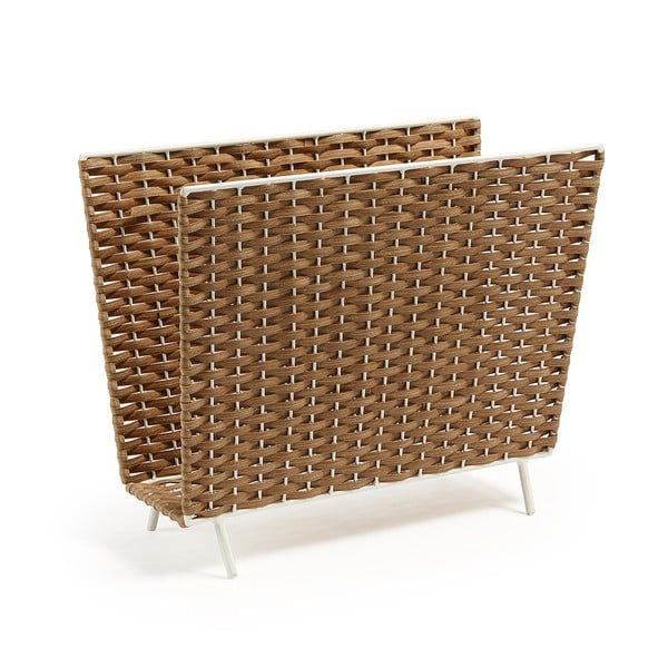 Držač za časopise od umjetnog ratana Shibori – Kave Home