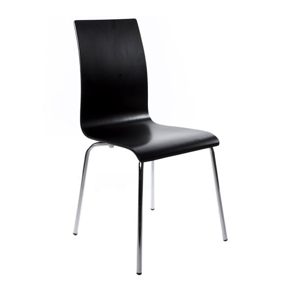 Crna stolica za blagovanje Kokoon Classic