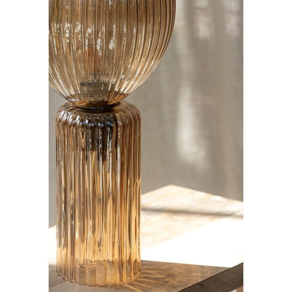 Stolna lampa jantarna sa staklenim sjenilom (visina 40 cm) Toulipa – Markslöjd-image-2