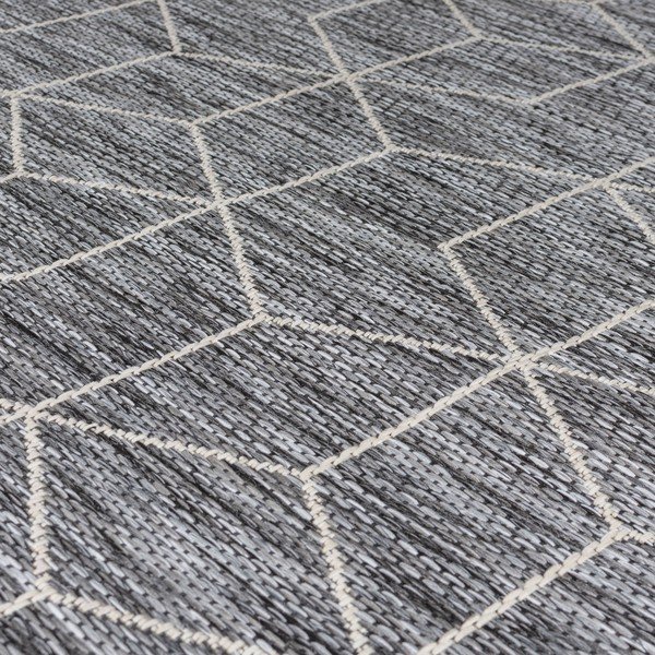 Sivi vanjski tepih 170x120 cm Napoli - Flair Rugs-image-2