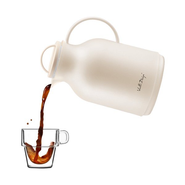 Bež termosica Vialli Design, 1 l-image-3