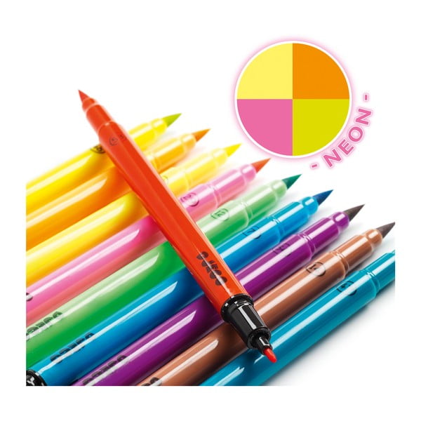 Set od 10 neonskih Djeco markera-image-1