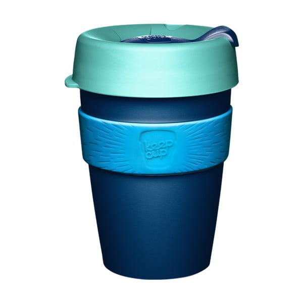 Plava putna šalica s poklopcem KeepCup Australis, 340 ml