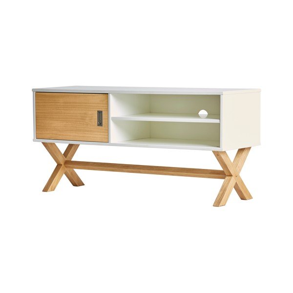 Bijeli TV stol Marckeric Leidi, 110 x 52 cm-image-3