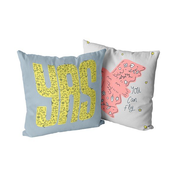 Ukrasne jastučnice u setu 2 kom 50x50 cm Yas – Aware