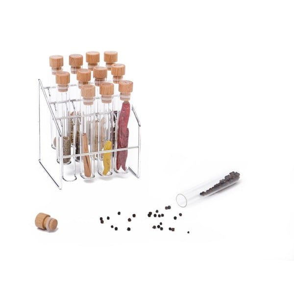 Posude za začine u setu 12 kom sa stalkom Spice Lab – Wireworks-image-4
