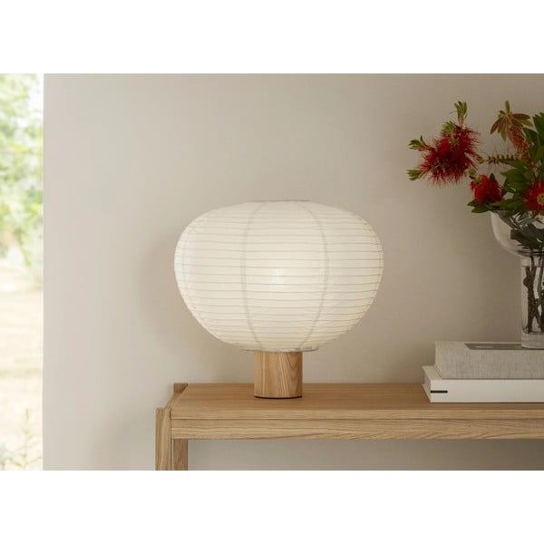 Bijela stolna lampa s papirnim sjenilom (visina 32 cm) Kami – Blomus-image-3