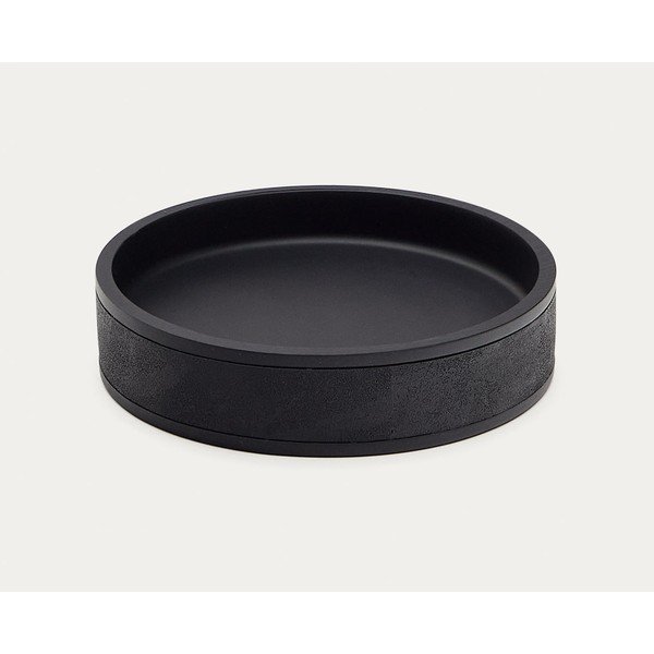 Crna posuda za sapun od polyresina Sisel – Kave Home-image-2