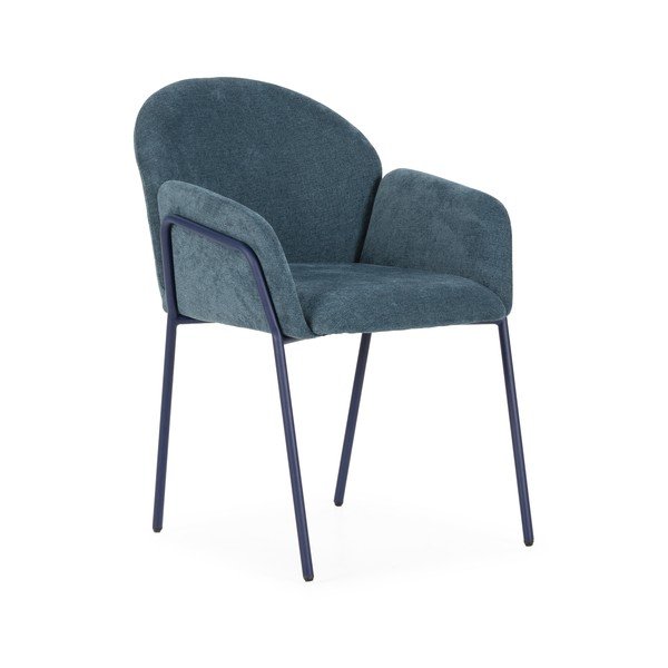 Plave podstavljene blagovaonske stolice u setu 2 kom Aslin – MOME