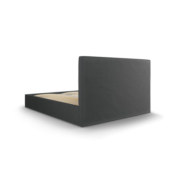 Tamno sivi bračni krevet Mazzini Kreveti Juniper, 160 x 200 cm-image-4