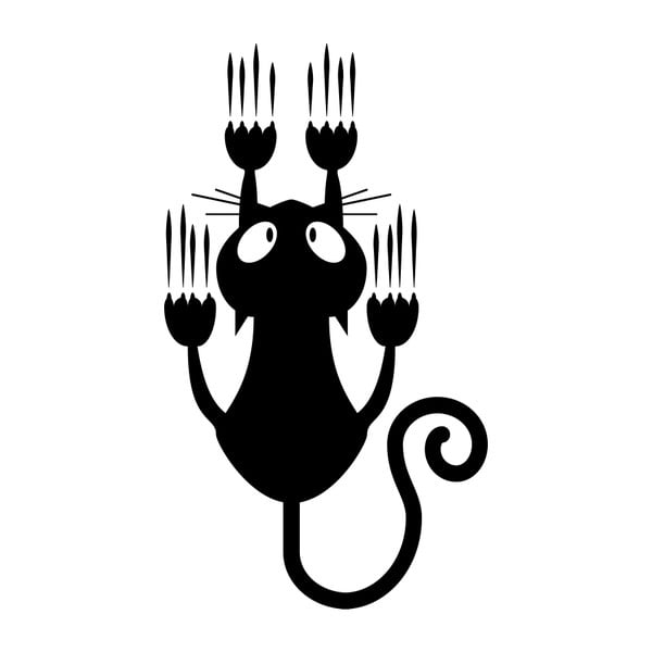 Naljepnica Ambiance Sliding Cat-image-1