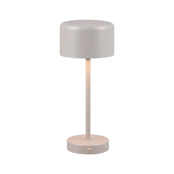 Svijetlo siva LED stolna lampa s mogućnošću zatamnjivanja (visina 30 cm) Jeff – Reality-image-3