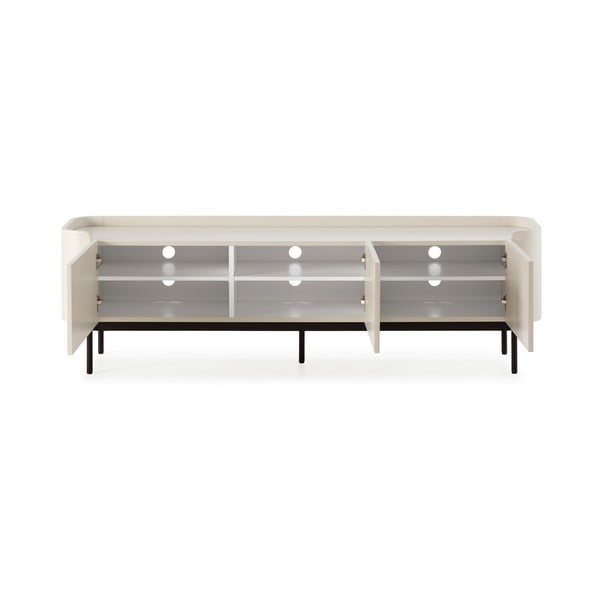 Krem TV komoda 180x55x40 cm Willa – MOME-image-4