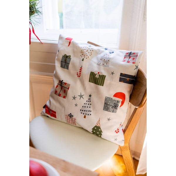 Ukrasne jastučnice u setu 4 kom s božićnim motivom 45x45 cm Santa – Butter Kings-image-3