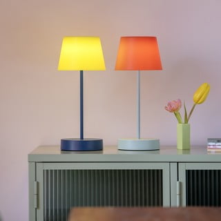 Žuta /plava LED stolna lampa s mogućnosti zatamnjivanja (visina 33,5 cm) Oscar – Remember