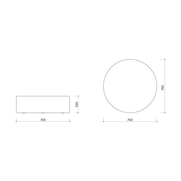 Sivi vunen tabure Folk – noo.ma-image-4